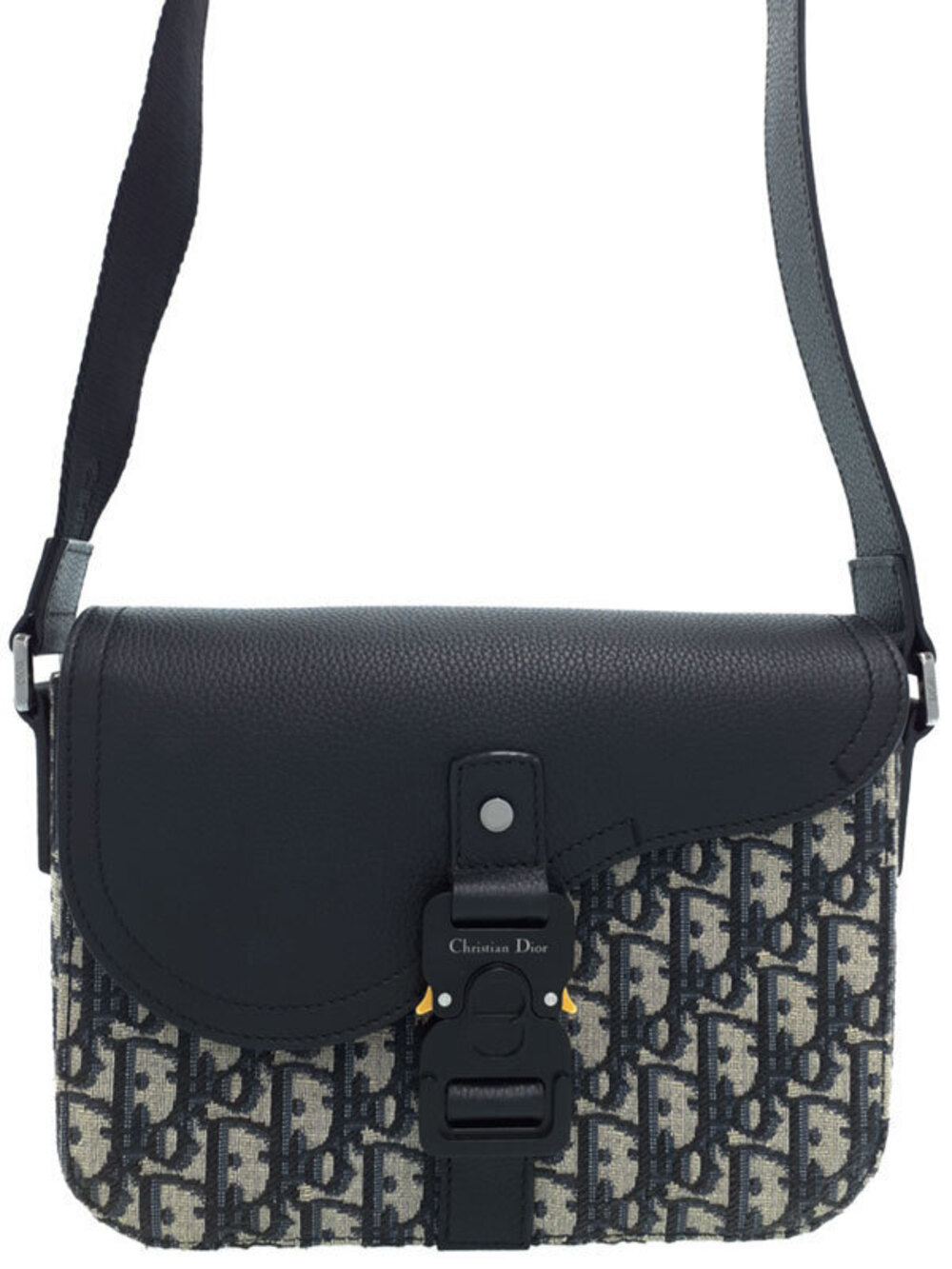 Christian Dior Oblique Saddle Pouch Clutch Shoulder Bag